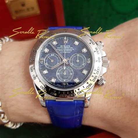 Rolex Daytona in oro bianco con quadrante di diamanti e